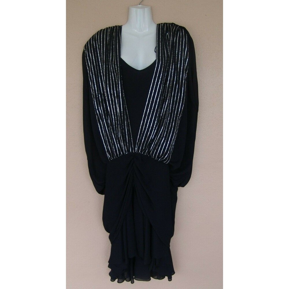 Samax of New York Black Dressy Gown Size 14